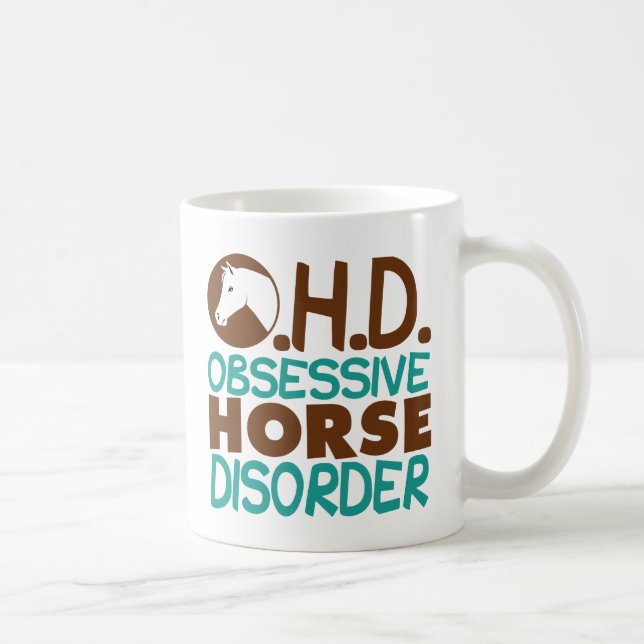Funny Horse Lover Coffee Mug (Right)