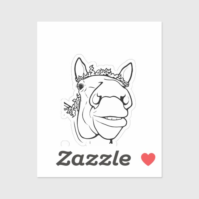Funny Horse Lover Gift Whimsical Barn Banter (Sheet)