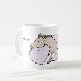 Funny Horse Lover Gift Whimsical Pasture Bedtime Coffee Mug