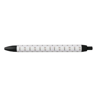 Funny Horse Lover Whimsical School Heads & Tails Black Ink Pen