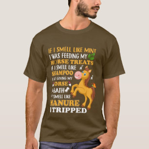 funny horse manure word art T-Shirt