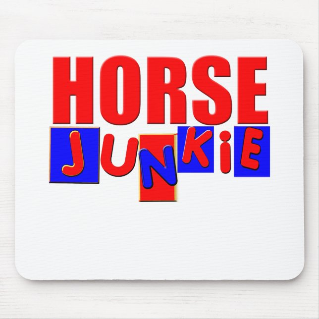 Funny horse mouse mat (Front)