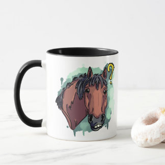 Funny horse mug