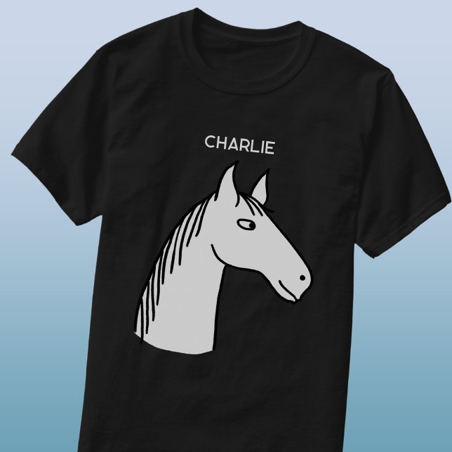 Funny Horse Personalised T-Shirt (Creator Uploaded)