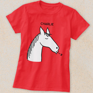 Funny Horse Personalised T-Shirt