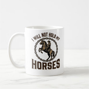 Funny Horse Quote Vintage Western Riding Design_1 Coffee Mug
