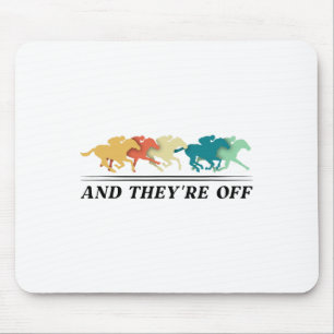 Funny Horse Racing Jockey Racer Der6  Mouse Mat