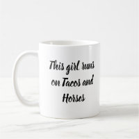 Funny horse rider equestrian tacos horses