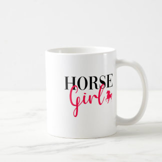 Funny Horse Riding Girl Horseback Riding Horse Gir Coffee Mug