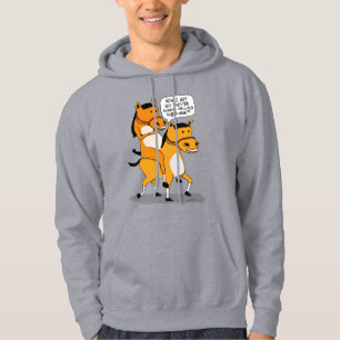 Funny Horse Riding Horse Hoodie