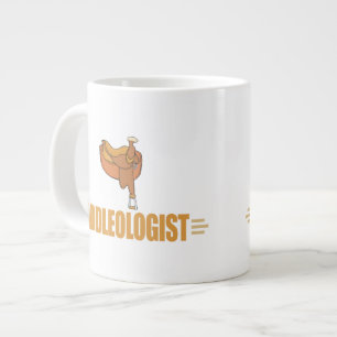 Funny Horse Saddle Large Coffee Mug