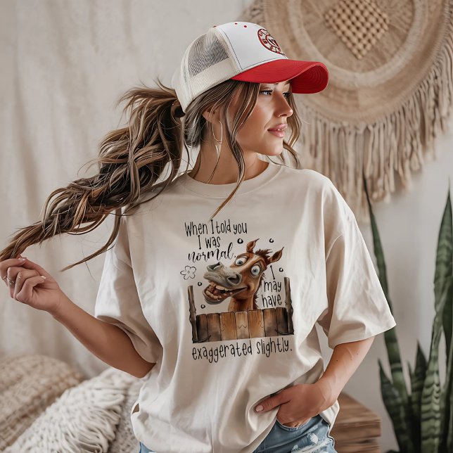 Funny Horse Sarcasm T-Shirt (Creator Uploaded)