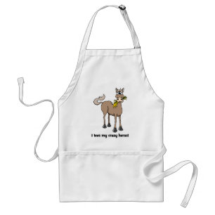Funny horse standard apron