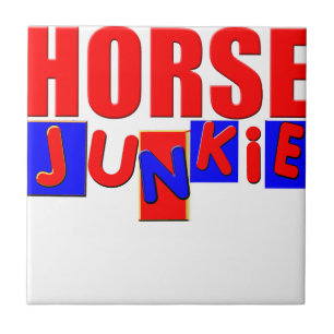 Funny horse tile