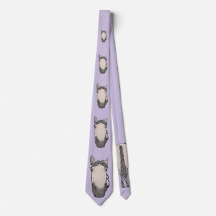 Funny Horse Whimsical Equestrian Humour Tie