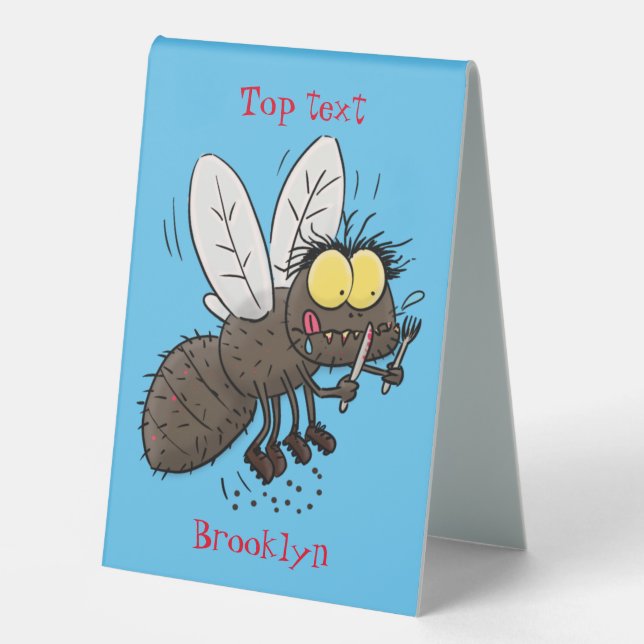Funny horsefly insect cartoon (Front)