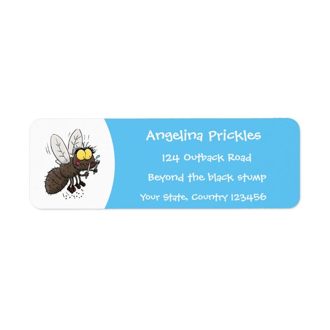 Funny horsefly insect cartoon (Front)