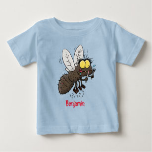 Funny horsefly insect cartoon baby T-Shirt