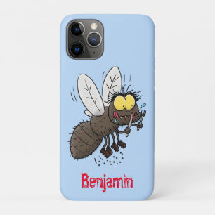 Funny horsefly insect cartoon iPhone 11 pro case