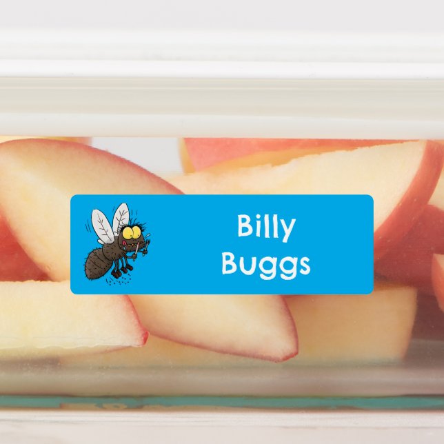 Funny horsefly insect cartoon personalised (Affixed)