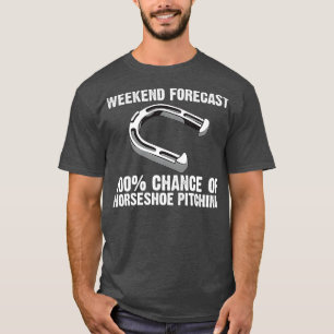 Funny Horseshoe Pitching Gift Men Women Pitchers T-Shirt