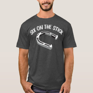 Funny Horseshoe Pitching Gift Men Women Pitchers T-Shirt