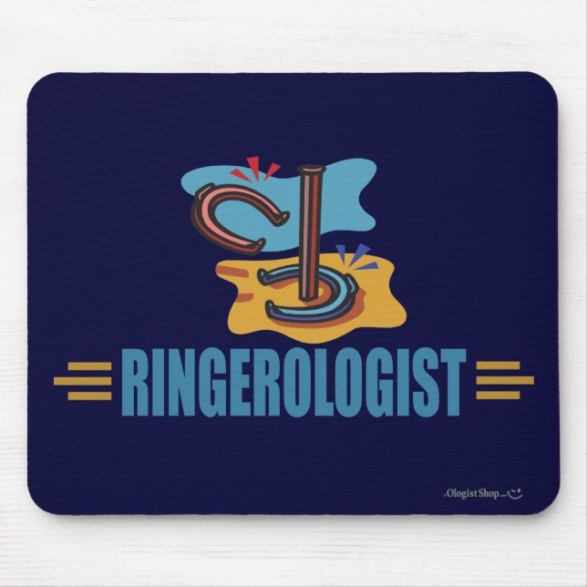 Funny Horseshoes Mouse Mat (Front)