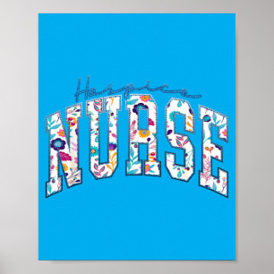 Funny Hosce Nurse Doctor Graduation Medical Poster