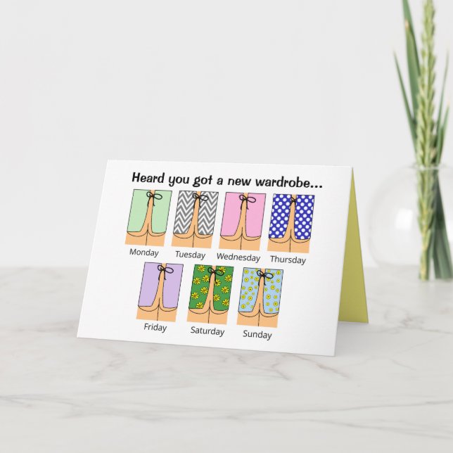 Funny Hospital Gowns Get Well Soon Customisable Card (Front)