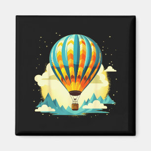 Funny Hot Air Balloon For New Adventures Lovers  Magnet