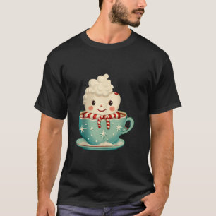 Funny Hot Chocolate Christmas Cup and Marshmallows T-Shirt