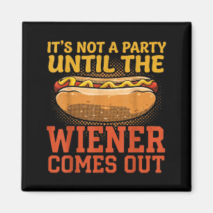 Funny Hot Dog Design For Men Women Hotdog Stand Ga Magnet