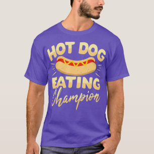 Funny Hot Dog Eating Champion T-Shirt