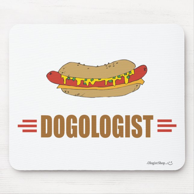 Funny Hot Dog Mouse Mat (Front)