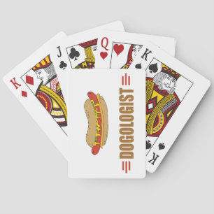 Funny Hot Dog Playing Cards