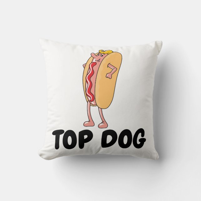 FUNNY HOT DOG, TOP DOG PILLOWS (Front)