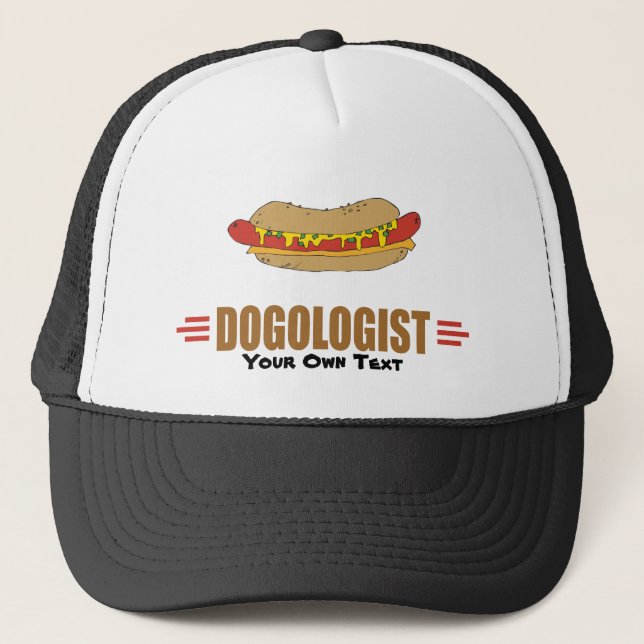 Funny Hot Dog Trucker Hat (Front)