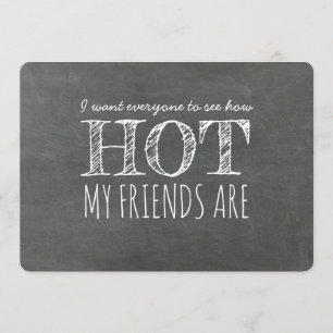 Funny Hot Friend Bridesmaid Proposal Invitation