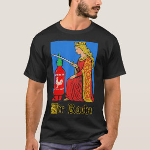 Funny Hot Sauce Mediaeval Art T-Shirt