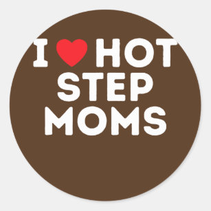 Funny Hot Step Mum Step Dad Aunt Uncle  Classic Round Sticker