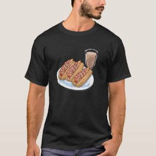 Funny Hot Wiener Coffee Milk Rhode Island Lover Gi T-Shirt