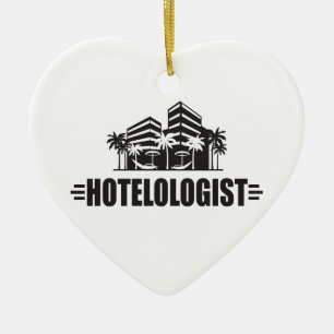 Funny Hotel Ceramic Tree Decoration