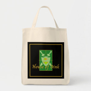 Funny House of Dink Pickleball Crest  Tote Bag