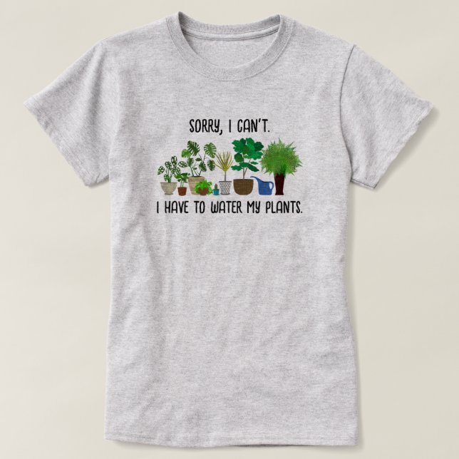  Funny Houseplant Lover T-Shirt (Design Front)