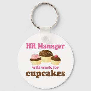 Funny HR Manager Key Ring