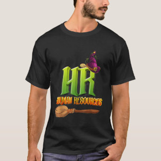 Funny HR Witch Human Resources Pumpkin Halloween C T-Shirt