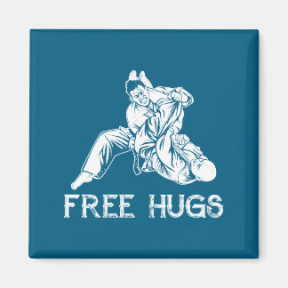 Funny Hugs Brazilian Jiu Jitsu Mma Bjj  Magnet