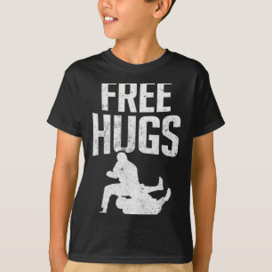 Funny Hugs of Jiu Jitsu Brazilian BJJ MMA Jujitsu T-Shirt
