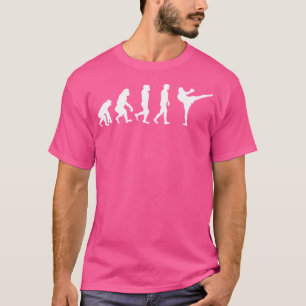 Funny Human Ape Gorilla Evolution Karate Boxing Ki T-Shirt