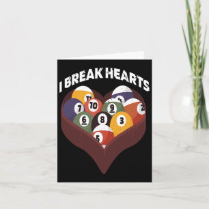 Funny Human Billiards Evolution 8 Ll Pool Cue Stic Card